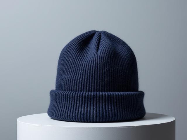 メリノウール・リブビーニー